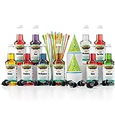 Hawaiian Shaved Ice Syrup 10 Pack with Accessories