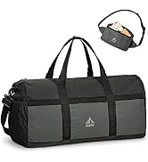 G4Free Gym Bags for Men Women, Foldable Sports Duffle Bag, Waterproof Travel Duffel Bag With Shoe...