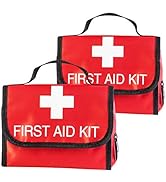 AOUTACC Nylon First Aid Empty Kit,Compact and Lightweight First Aid Bag for Emergency at Home, Of...