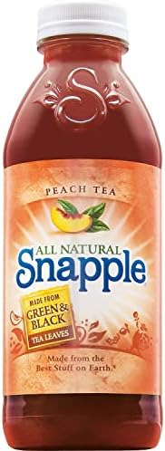 Snapple Peach Tea, 20-Ounce Bottles (Pack of 24)