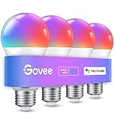 Govee Smart Light Bulbs, WiFi & Bluetooth Color Changing Light Bulbs, Music Sync, 54 Dynamic Scen...