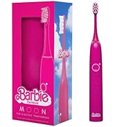 MOON Barbie The Movie x Pink Sonic Electric Toothbrush for Adults, 5 Smart Modes to Clean, Whiten...