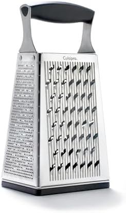 Cuisipro 4 Sided Box Grater, Regular, Stainless Steel