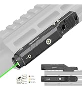 Defentac 1600 Lumens Green Laser Light Combo with Momentary Strobe for Rifle, Weapon Light with B...