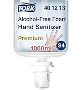 Tork Alcohol-Free Foam Hand Sanitizer S4, Alcohol-Free Alternative, 6 x 1L, 401213