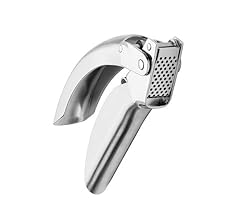 Kuhn Rikon Epicurean Garlic Press, Stainless Steel, 6.5 x 1 x 1.5 inches, Silver