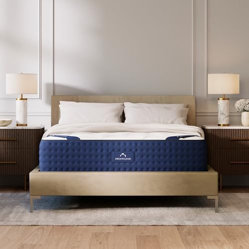 DreamCloud 12" Queen Mattress - Luxury Gel Memory Foam - 365 Night Trial - Premium Pressure-Relieving Layers - Forever Warranty - CertiPUR-US® Certified