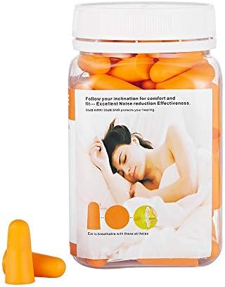 Ear Plugs for Sleeping Noise Cancelling Earplugs Sound Blocking Foam Ear Plugs for Shooting, Studying, Working, Traveling, Concerts, Construction, Studying