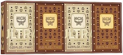 MCM Eau de Parfum Mini Compact 4 Piece Gift Set - 2 x Mini Spray 0.23 Fl. Oz. and 2 x ULTRA Mini Spray 0.23 Fl. Oz