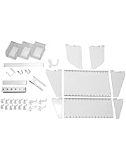 Wall Control KT-400-WRK W Slotted Tool Board Workstation Accessory Kit for Wall Control Pegboard Only, White