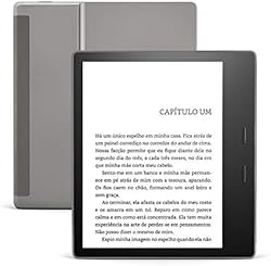 Kindle Oasis 8GB - Com tela de 7" e botões para troca de páginas - Cor Grafite