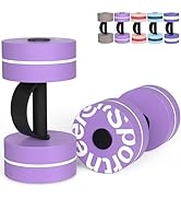 Water Weights Aquatic Exercise Dumbbells: Sportneer Water Dumbbell Aerobics Workouts 1 Pair EVA F...