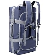 MIER Water Resistant Backpack Duffle Heavy Duty Convertible Duffle Bag with Backpack Straps for G...