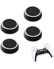 4PCS Silicone Thumb Cap,Non-slip Silicone Analog Joystick Thumb Stick Grip Cap,Compatible with PS2,PS3,PS5,PS4 Series X/S Controller Thumb Grips Silicone Cover Joystick Protection Attachments