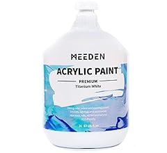 MEEDEN Heavy Body Acrylic Paint (2L /67 oz.) with Pump Lid, Non-Toxic Rich Pigments Colors, Perfect for Acrylic Poured Pain…
