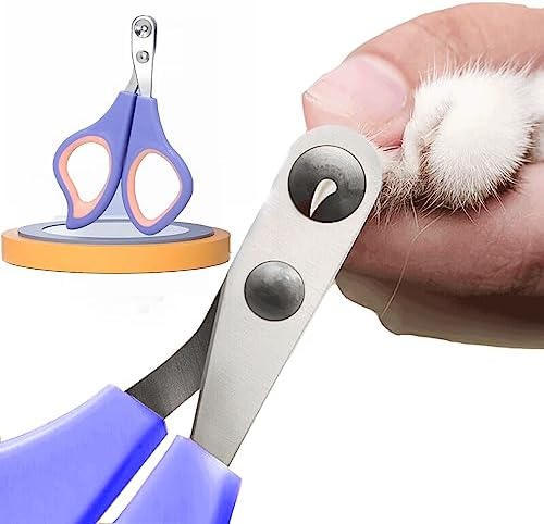MetaProDAO Pet Nail Clippers for Small Animals - Best Cat Nail Clippers & Claw Trimmer for Home Grooming Kit - Professional Grooming Tool for Tiny Dog Cat Bunny Rabbit Bird Puppy Kitten Ferret