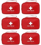 AOUTACC 6pcs First Aid Bag Empty, Waterproof Durable First Aid Kit Bag Empty with Zippered,First ...