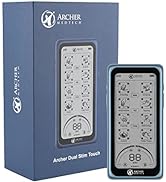 Archer MedTech Dual Stim Touch TENS/EMS Unit. Durable, Rechargable, Dual Ports, 32 Stimulation Mo...