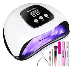 CHANSBO 48W LED Nail Lamp,24 LED UV Curing Light with 3 Timer Setting/Automatic Sensor,Led Nail Dryer Gel Polish Light with…