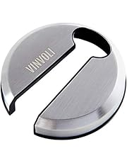 VINVOLI Wine Foil Cutter - Luxury Stainless Steel Wine Foil Cutter Tool - Foil Cutter for Wine Bottles - Wine Cutter Foil Opener Neck Label Remover - Wine Top Seal Cutter - Wine Bottle Foil Cutter