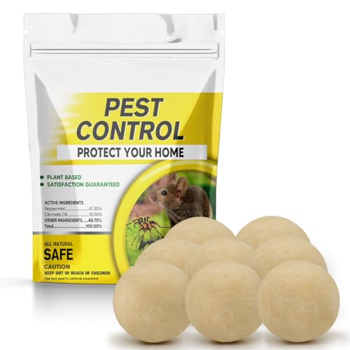 SFDINVFI Pest Control, Mouse Repellents, Mice Repellent, Rat Deterrent, Peppermint Oil Mice Repellent, Powerfully Repel Roden