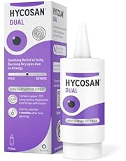 Hycosan Dual - Preservative Free Eyedrops - 0.05% Sodium Hyaluronate and 2% Ectoin- Recommended for Relief from Lipid Deficient Dry Eye and Meibomian Gland Dysfunction - 7.5ml