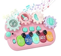 KaeKid Baby Piano Toy 12 Months+, Hedgehog Light Up Music Baby Toys, Early Learning Educational Piano Keyboard Infant Toys,…