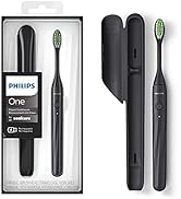 Philips One by Sonicare Rechargeable Toothbrush, Shadow Black, HY1200/06