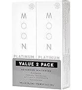 MOON Platinum Advanced Whitening Stain Removal Toothpaste, Fluoride, Cavity Protection, Fresh Min...