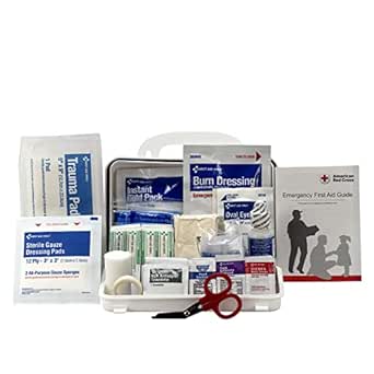 First Aid Only 76 Piece 10 Person ANSI A First Aid Kit (91322)