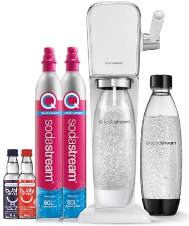 SodaStream Art Sparkling Water Maker Bundle, White