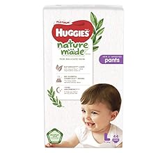 HUGGIES Platinum Naturemade Pants, L, 44 Pieces