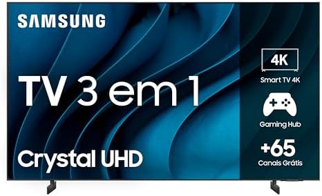 Samsung Smart TV Crystal 50" 4K UHD CU8000 - Alexa built in, Samsung Gaming Hub, Painel Dynamic Crystal Color