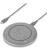 Moshi Otto Q Wireless Charger, Qi-Certified, Soft Textured Fabric, Fast Wireless Charging 15W Max...