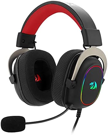 Headset Gamer Redragon Zeus X RGB USB 7.1 Surround Sound Virtual H510-RGB, Preto