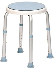 Drive Devilbiss Rotating Rounded Bath / Shower Stool with Swivel Seat