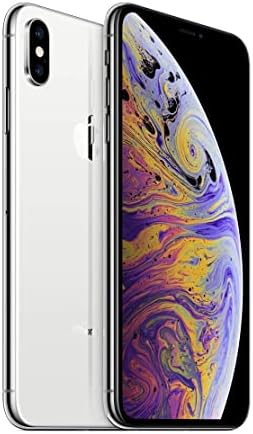 Apple iPhone XS Max, 64GB, Silver - For AT&T (Renewed)