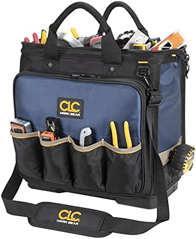 CLC Work Gear PB1543 17" Molded Base Multi-Compartment Technician's Tool Bag