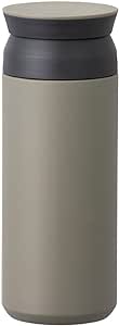 Kinto 20944 Plastic Travel Tumbler, 16.9 fl oz (500 ml), Khaki