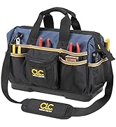 CLC Work Gear PB1563 16" Molded Base Bigmouth Tote Tool Bag