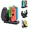 FastSnail Controller Charger Compatible with Nintendo Switch/Switch OLED, Charging Dock Station for Joypad and Controller with Charger Cable (Black)