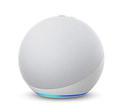 Echo (4th Gen) | With premium sound, smart home hub, and Alexa | Glacier White