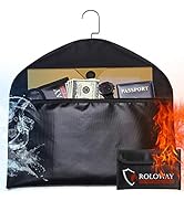 ROLOWAY Hanger Diversion Fireproof Safe with Small Fireproof Bag - Hidden Safe Compartment for Ho...