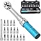 COTOUXKER Bike Torque Wrench Set, 1/4 Inch Drive Torque Wrench 2 to 14 Nm Bicycle Tool Kit for MTB Mountain Road Bikes with Allen Key, Torx Sockets, Extension Bar