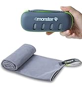 4Monster Microfiber Towel, Travel Towel, Camping Towel, Fast Drying, Soft Light Weight, Suitable ...