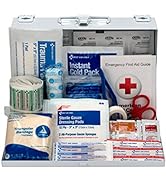 First Aid Only 9302-25M 25-Person Contractor's Emergency First Aid Kit for Home Renovation, Job S...