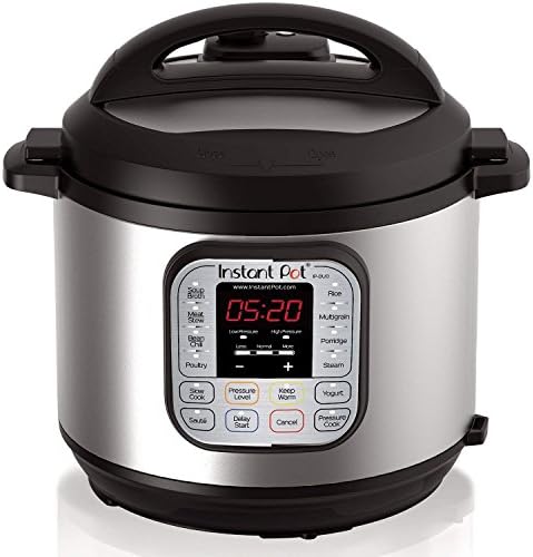 Instant Pot Duo 7-in-1 Electric Pressure Cooker, Slow Cooker, Rice Cooker, Steamer, Sauté, Yogurt Maker, Warmer & Sterilizer, Includes App With Over 800 Recipes, Stainless Steel, 6 Quart