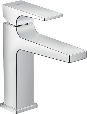 hansgrohe Metropol Modern Low Flow Water Saving 1-Handle 1 7-inch Tall Bathroom Sink Faucet in Chrome, 32506001