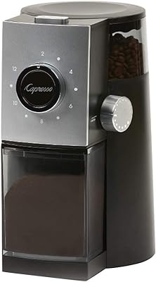 Capresso 597.04 Grind Select Coffee Burr Grinder, Black 10 ounce