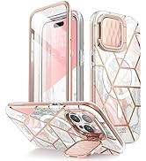 i-Blason Cosmo Mag for iPhone 15 Pro Max Case with Camera Cover Stand, [Compatible with MagSafe] ...